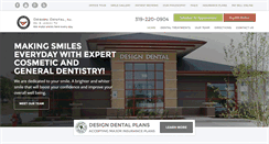 Desktop Screenshot of designdentalweb.com